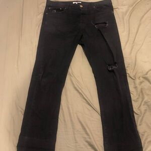 Aviator Nation - MEN'S CLASSIC STRAIGHT LEG DENIM JEAN - VINTAGE BLACK
